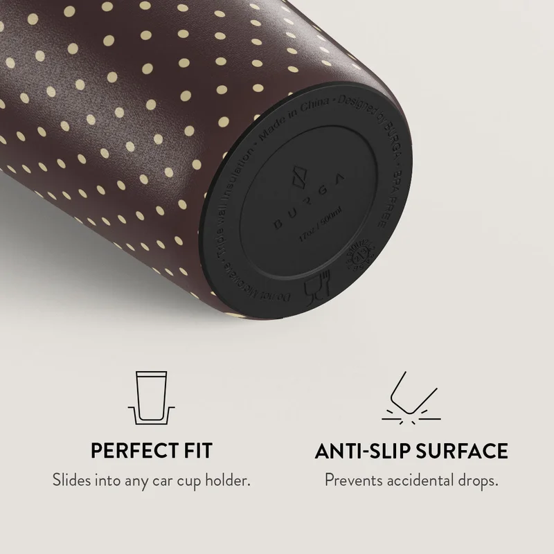 Burga  Burga Sorry Busy 700ml Travel Mug Flap & Straw Set Lid Combo – BPA-Free Stainless Steel, Triple-Layer Insulated, Leak-Resistant, Premium Printed Design – Hot & Cold Drinks  | Best Price UAE